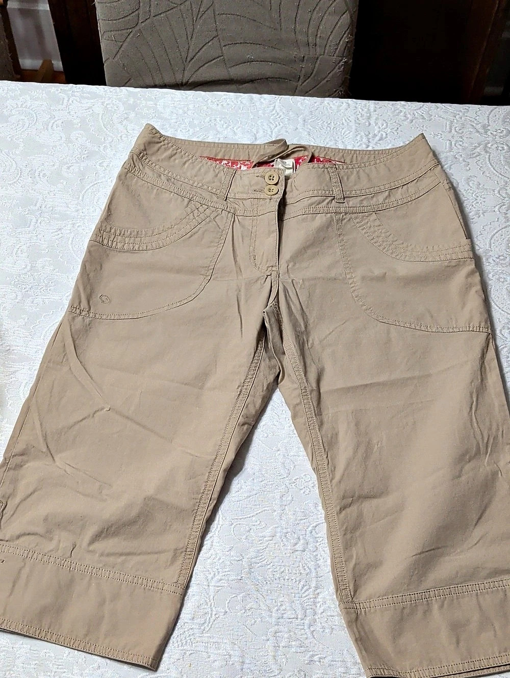 MEC Clothing Women's Organic Cotton Capri Pants Size 10